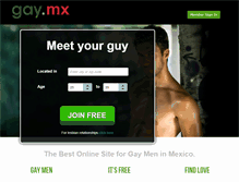 Tablet Screenshot of gay.mx