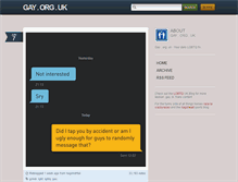 Tablet Screenshot of gay.org.uk
