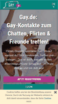 Mobile Screenshot of gay.de